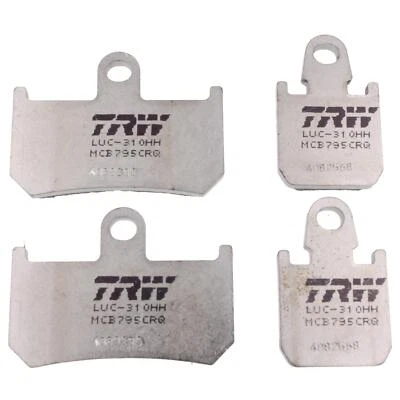 Charbon Plaquettes Avant pour Yamaha YZF-R1 1000 MT-01 VMX-17 1700 TRW MCB795CRQ - Photo 1/4