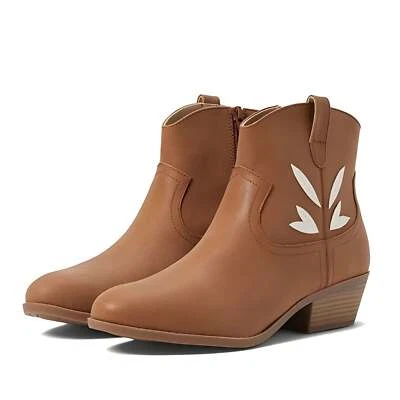 NUEVO CON ETIQUETAS BC FOOTWEAR Botines occidentales al tobillo de cuero vegano para mujer talla: 6,5--8 Foto 1 de 4
