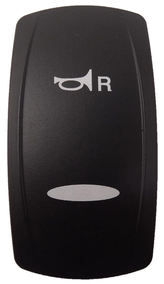 Carling 273.1207 CONTURA V BLACK Rocker Head with HORN 'R' Legend & BAR