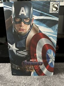 1/6 HOT TOYS MMS607 AVENGERS ENDGAME CAPTAIN AMERICA (STEALTH SUIT) EXCLUSIVE
