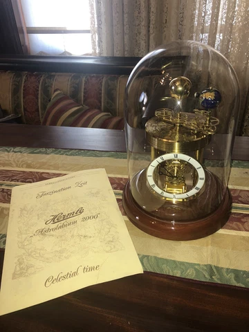 HERMLE ASTROLABIUM 2000 CELEASTIC TIME CLOCK ZODIAC RING & CALENDAR GERMANY Cover