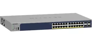 REF “A” STK - Netgear GS728TS 28 Port Gigabit Ethernet Smart Switch 6 SFP+ Port - Picture 1 of 1