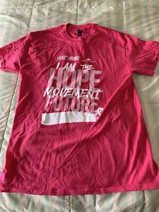 MAKING STRIDES AGAINST BREAST CANCER TEE SHIRT - MEDIUM - NEVER WORN - Picture 1 of 2