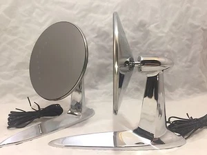 1955-1957 Chevrolet Bel Air 150 210 Side Rear View Mirrors LED Turn Signal Pair - Picture 1 of 8