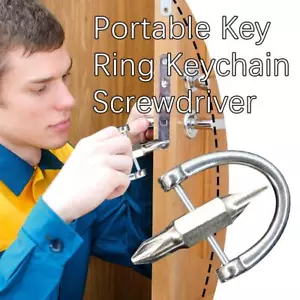 Portable Key Ring Keychain Screwdriver Multifunction Repair Tool Hot G8 T6A H9Z4 - Picture 1 of 11