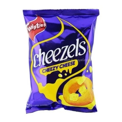 Cheezels #Cheezy Cheese# Twisties Cheezels - Cheezy Cheese Malaysia 10 pack  - Image 1 of 2