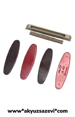 1x Esik Alti Köprü Saz / Baglama / Cura / Steg + 4x Akyüz Saz Evi Mizrap Gratis