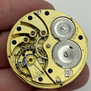 39.4mm Longines 18.80 High Grade Swiss Hunter Pocket Watch Movement PARTS - Picture 1 of 21