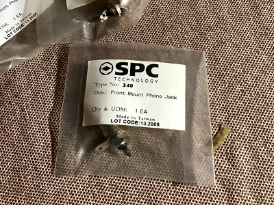 Conector de chassi fono fêmea tipo solda lote a granel de 10 - Imagem 1 de 3