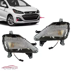 Fits Chevrolet Spark LT 2019-2022 Front Fog Lamp LED DRL Set 2PCS LH RH - Bild 1 von 8