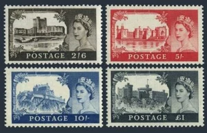 Great Britain 525-528 unwmk, MNH. Michel 477-480. Castles 1967-1968. - Picture 1 of 1