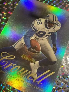 2000 FLEER SHOWCASE GERMANE CROWELL DETROIT LIONS #29 HOLO BASE CSTR RARE 3 - Picture 1 of 4