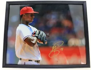 Jurickson Profar Texas Rangers Signed Autographed 11x14 Photo in Frame - Picture 1 of 3