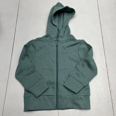 Sudadera con Capucha Antigua Verde Azul Marino Cremallera Frontal Unisex Talla XS NUEVA Foto 1 de 4