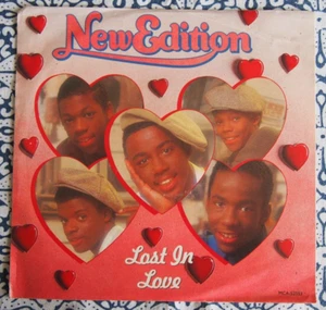 7" Single - New Edition, Lost In Love - 1985 MCA Records, US Release - Picture 1 of 4