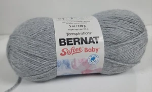 Yarnspirations Bernat Softee Baby Yarn ~ Flannel ~ 5 oz - Picture 1 of 10