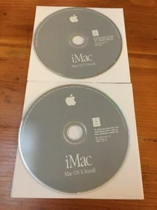 Mac Macintosh iMac OS X 10 9 Install Software Discs CDs 9.2.1 10.1 Puma 2001 Vtg - Picture 1 of 5