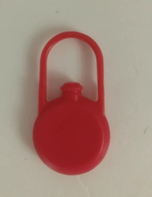 2004 Milton Bradley Buckaroo! Replacement Parts Plastic Canteen Red - Image 1 of 2
