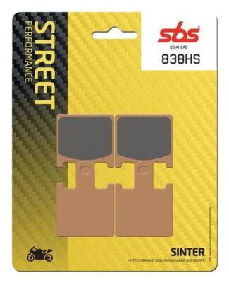 SBS 838 HS FRONT SINTER  Brake Pads FOR SUZUKI 1300 B-KING 2007 - Image 1 of 2
