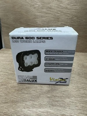 Luz Punto de Trabajo Vision X Duralux Negra 6 LED 10 Grados Ajuste Universal Serie 600 Foto 1 de 3