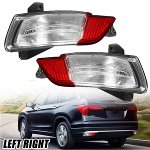 LH+RH Side For Honda Pilot 2016-2018 Rear Bumper Light Tail Lamp Reflectors Lamp - Picture 1 of 8