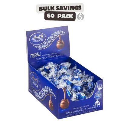 Trufa de chocolate Lindor chocolate negro 60 unidades Foto 1 de 3