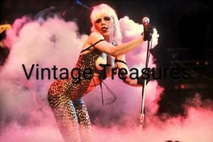Wendy O. Williams in Leopard Tights, 1980s Plasmatics Photo Print Poster - Picture 1 of 1