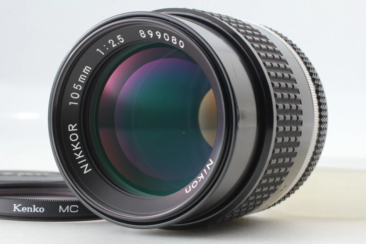 Nikkor Camera Lenses 105mm Focal f/2.5 Maximum Aperture for sale