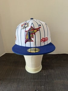 New Era x Big League Chew Florida Marlins Fitted Hat Size 7 5/8 + Pin - Picture 1 of 18