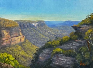 An afternoon at Nellies Glen Blue Mnts Plein air - Bild 1 von 7