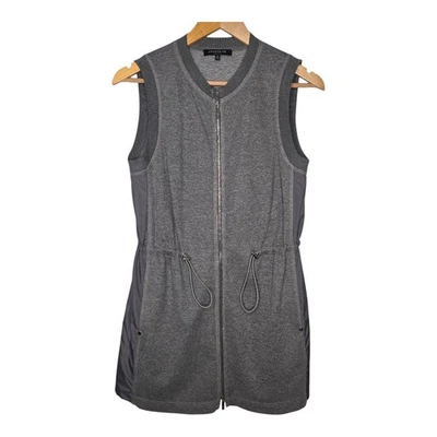 Lafayette 148 Womens Nickel Melange Gray Silk Lalita Vest Size P (US 4) - Image 1 of 4