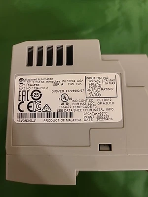  AB 1794-PS3 FLEX I/O Ser A 24V-DC Power Supply Module 1794PS3 - Image 1 of 2
