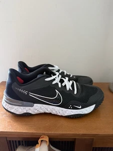 Nike Alpha Huarache Elite 3 Turf Men's Size 8.5 US Black/Black CK0748-010 - Picture 1 of 7