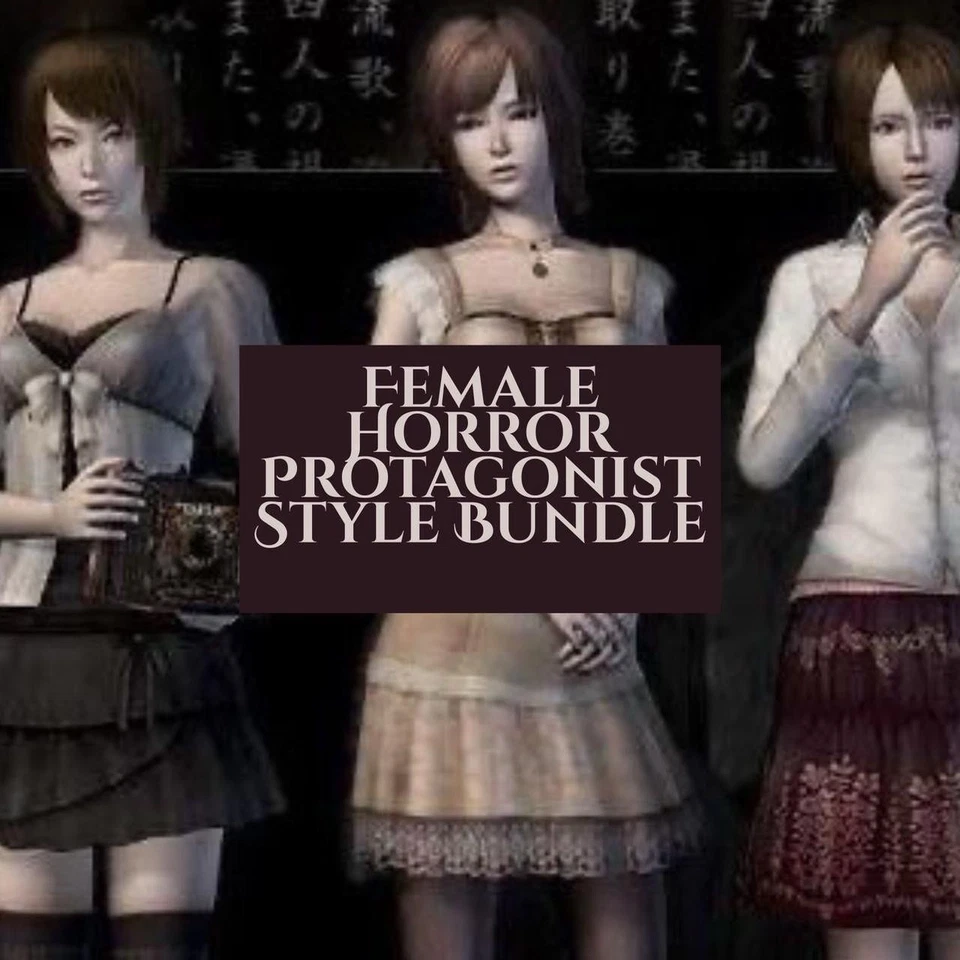 ✩ PAQUETE ESTILO PROTAGONISTA TERROR FEMENINO MISTERIOSO✩Extra Pequeño•Coqueta Horror Y2K Foto 1 de 3