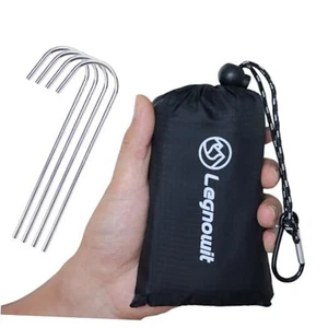 Outdoor Pocket Blanket, 55"x39" Waterproof Foldable Compact Small 55"*39" Black - Picture 1 of 7
