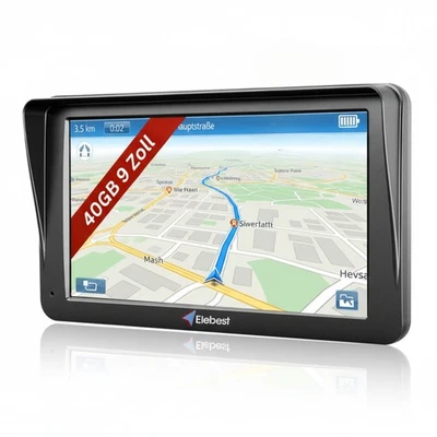 Elebest Navi City 90+ Navigationsgerät Auto GPS LKW Wohnmobil Europa Karten 2025 - Bild 1 von 4