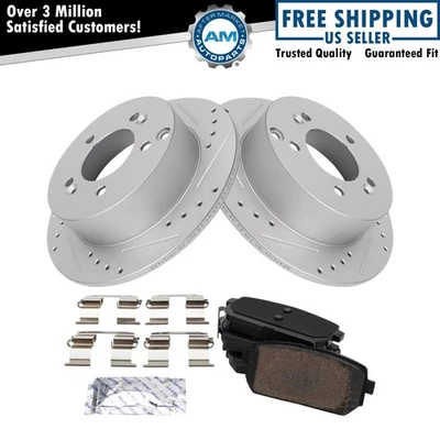 Rear Ceramic Brake Pad & Performance Rotor Kit - Image 1 of 4