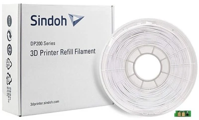 Sindoh 3D Printer PLA Filament WHITE Refill 1.75mm 700g 3Dwox1 1X 2X DP Series - Image 1 of 2
