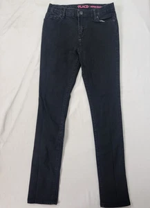 Children's Place Girl's Black Pants SUPER SKINNY Size 14S 14 S Slim - Picture 1 of 10