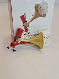 2014 Hallmark Keepsake Ornament Limited Edition Sound The Trumpet Non Retail  - Picture 1 of 9