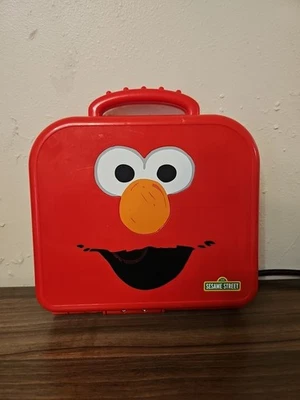 Estuche de transporte rojo letras del alfabeto ABC Elmo On The Go calle Sésamo preescolar Foto 1 de 4