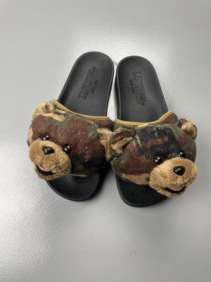 H02882 adidas Originals by Jeremy Scott 2021 JS Adilette Teddy US10 EU44.5 - Imagen 1 de 4