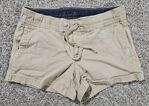 the north face womens S khaki drawstring hiking booty shorts - Picture 1 of 7