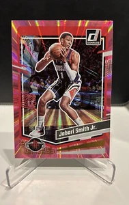 Jabari Smith Jr. Pink Holo Laser #/50 - 2023-24 Panini Donruss NBA - Imagen 1 de 2