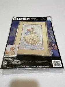 Bucilla Crewel SILK RIBBON EMBROIDERY KIT Betrothed in Beauty 41189 10x16" 1995 - Picture 1 of 7
