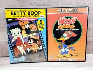 Woody Woodpecker & Betty Boop Vol. 1 Digitally Remastered DVD 2+ Hours Cartoons - Picture 1 of 9