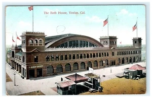 Das Badehaus Venedig CA, Kalifornien frühe Postkarte - Bild 1 von 2