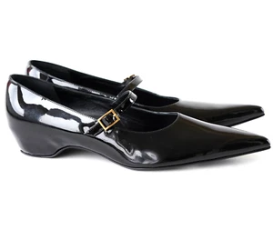Elegant Khaite Patent Leather Shoes, Size 40, Made in Italy - Picture 1 of 22