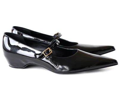 Elegant Khaite Patent Leather Shoes, Size 40, Made in Italy - Image 1 of 4