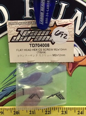 Team Durango TD704008: Flat Head Hex Screws m2x10mm{10Pc} NewInPack 🇺🇸Shipped - Image 1 of 2